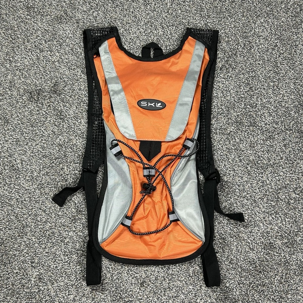 SKL Hydration Pack Lightweight Running Hiking‎ Backpack 2L Water Bladder Orange